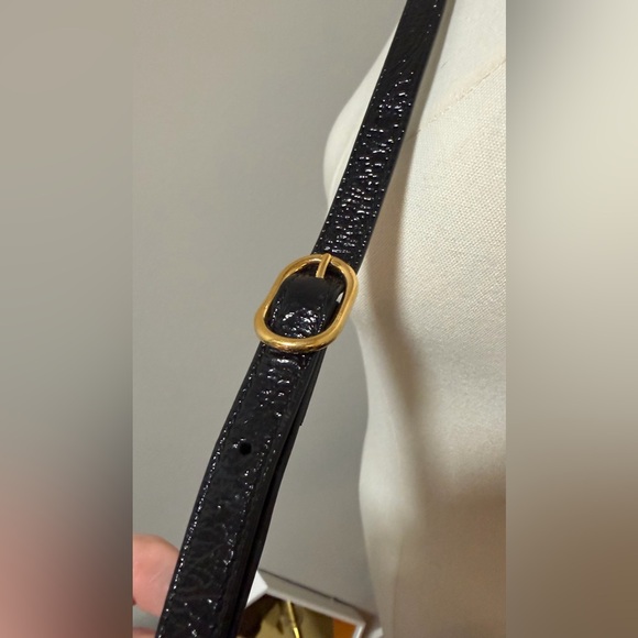 Gucci Ophidia Sherry Crossbody Bag – Brown Suede & Patent Leather w/ Web Stripe - Picture 15 of 15